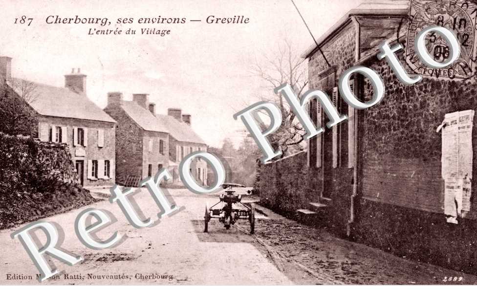 l&#039;entree du village, Greville