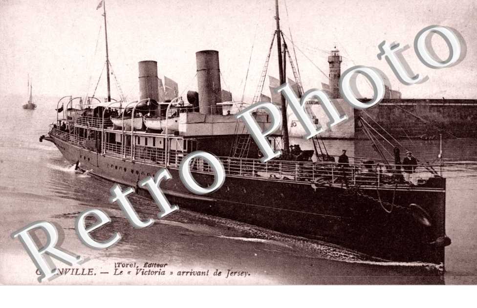 Le Victoria arrivant de Jersey