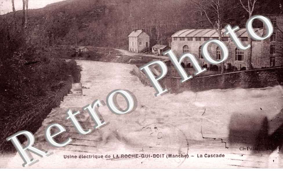 usine electrique de la Roche-qui-Boit, la cascade
