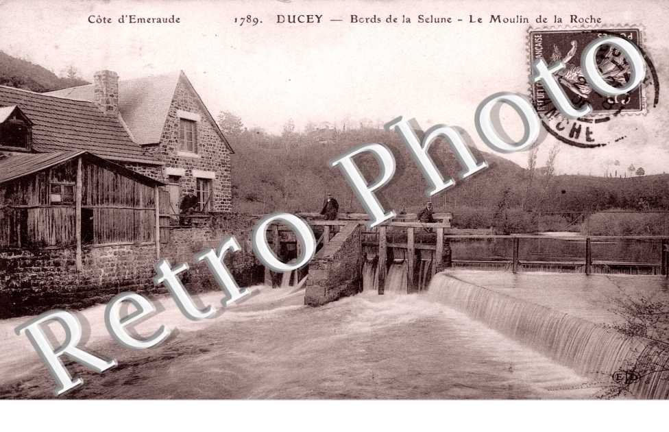 bords de la Selune, le moulin de la Roche