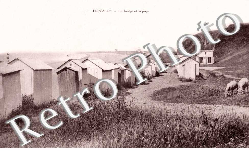 la falaise et la plage