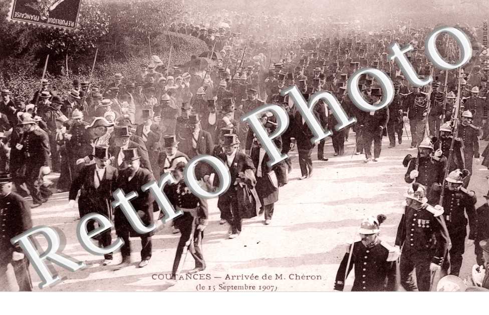 Arrivee de M. Cheron, le 15 Septembre 1907