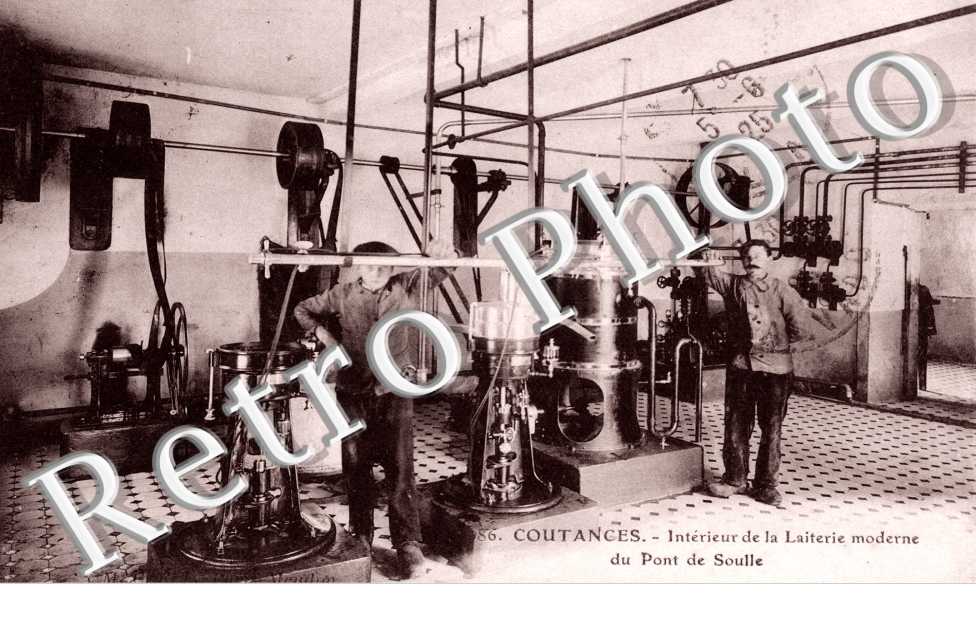 Interieur de la Laiterie moderne du Pont de Soulle
