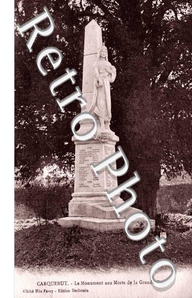 le monument aux morts de la Grande Guerre