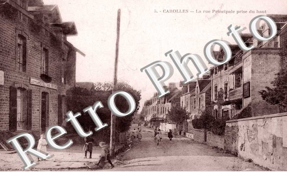 la rue principale prise du haut