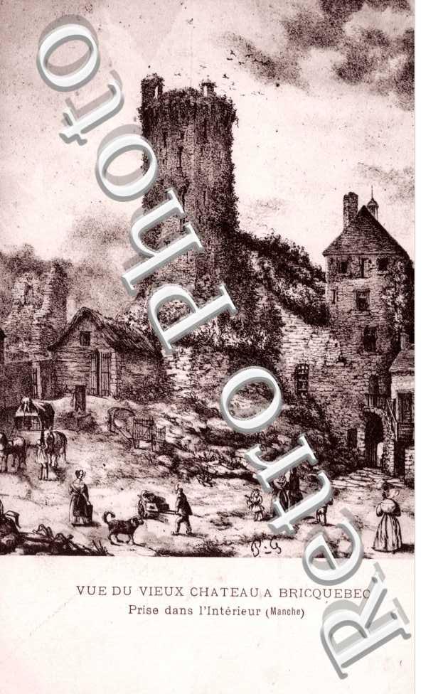 vue du Vieux Chateau - Gravure