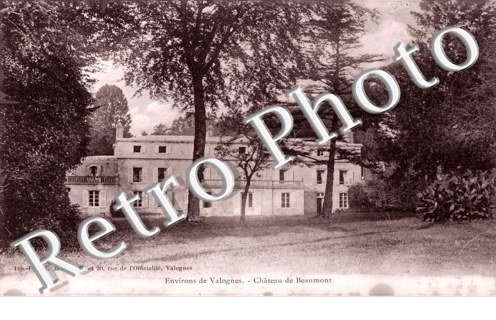 environs de Valognes  chateau de Beaumont