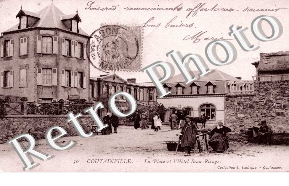 La place et Hotel Beau Rivage