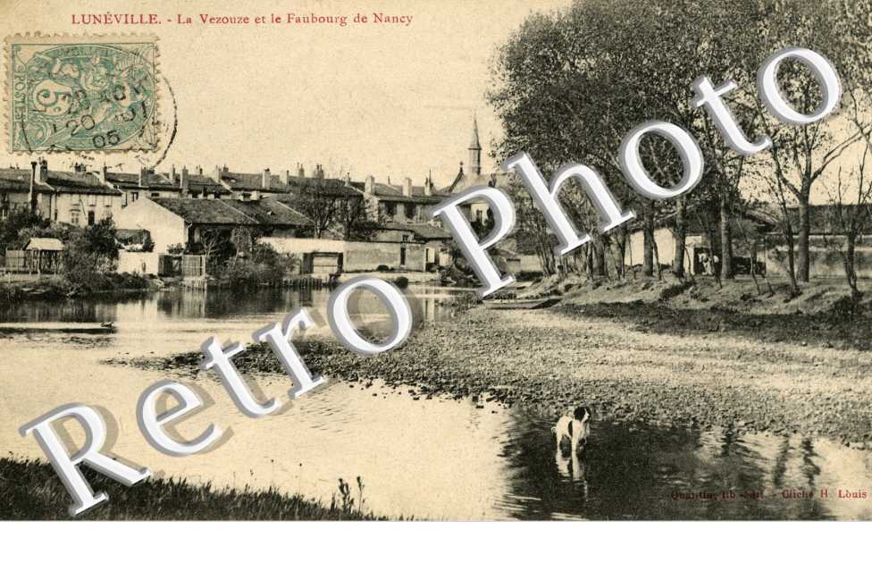 la Vezouze et le faubourg de nancy