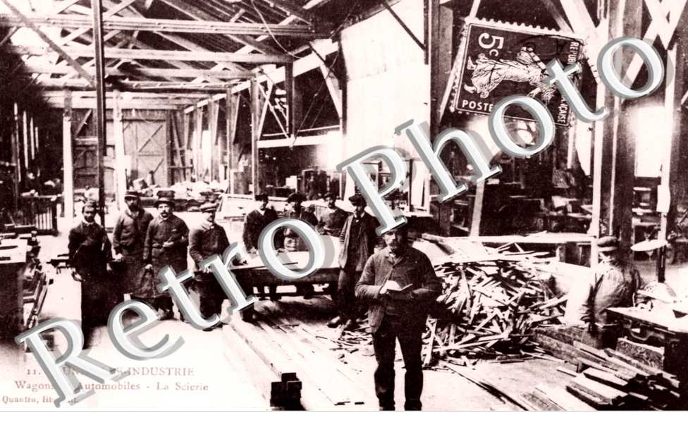wagons et automobiles - la scierie