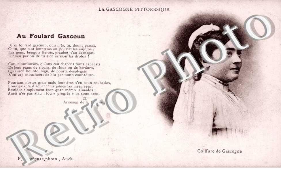 Coiffure et Foulard Gascoun