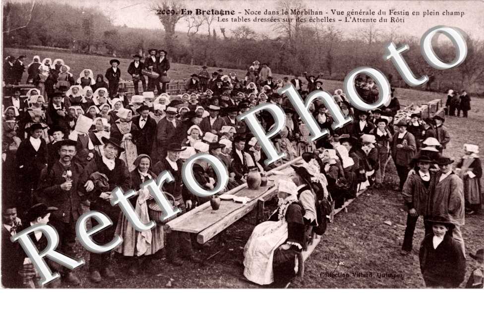 Noce et Vue generale du Festin en plein champ