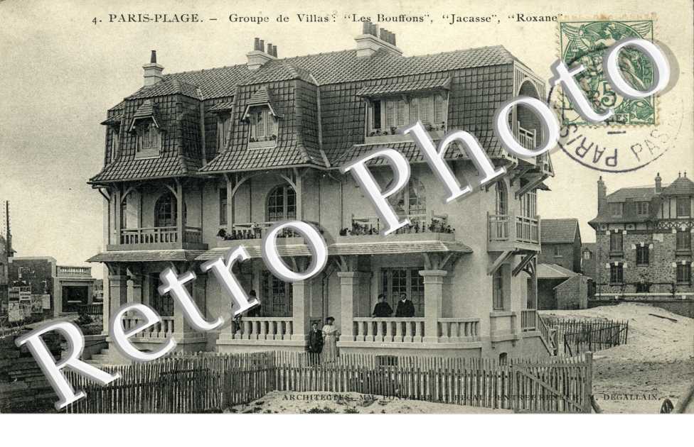 Groupe de Villas - les Bouffons, Jacasse, Roxane