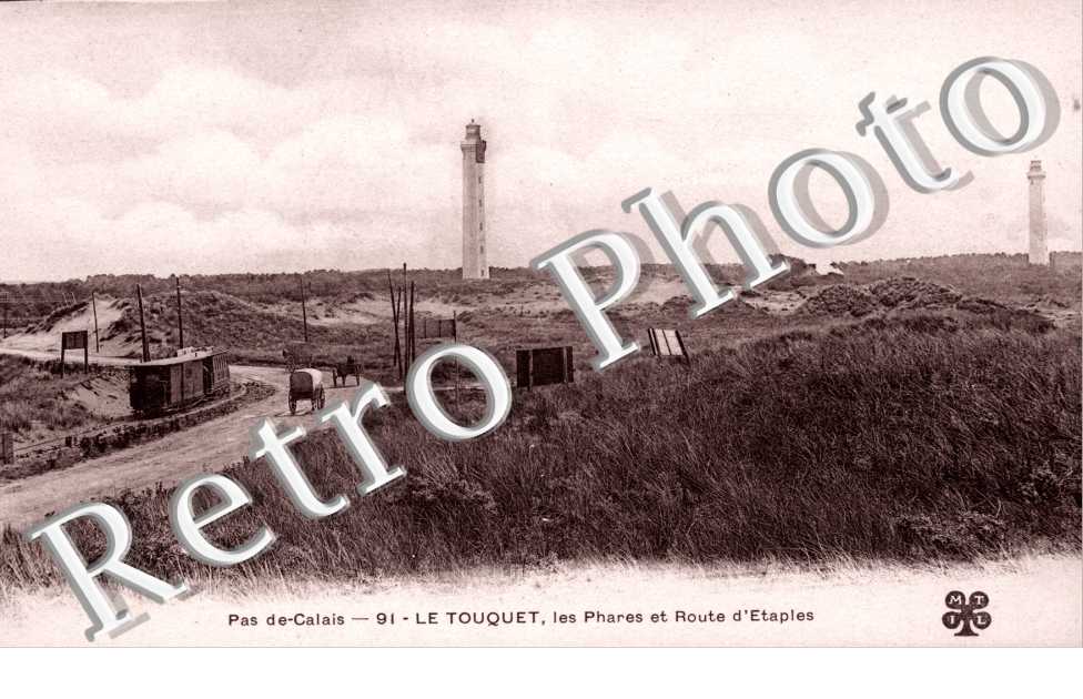 LE TOUQUET les phares et route d'Etaples