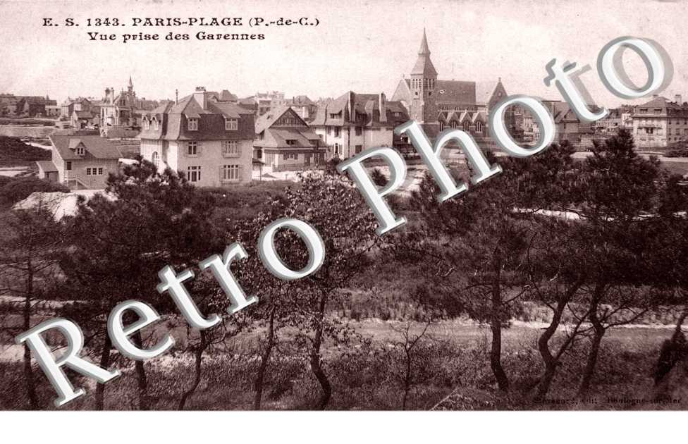  PARIS-PLAGE vue prise des Garennes
