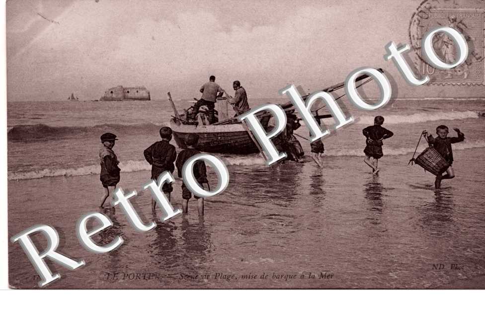 Le Portel - Mise de barque a la Mer