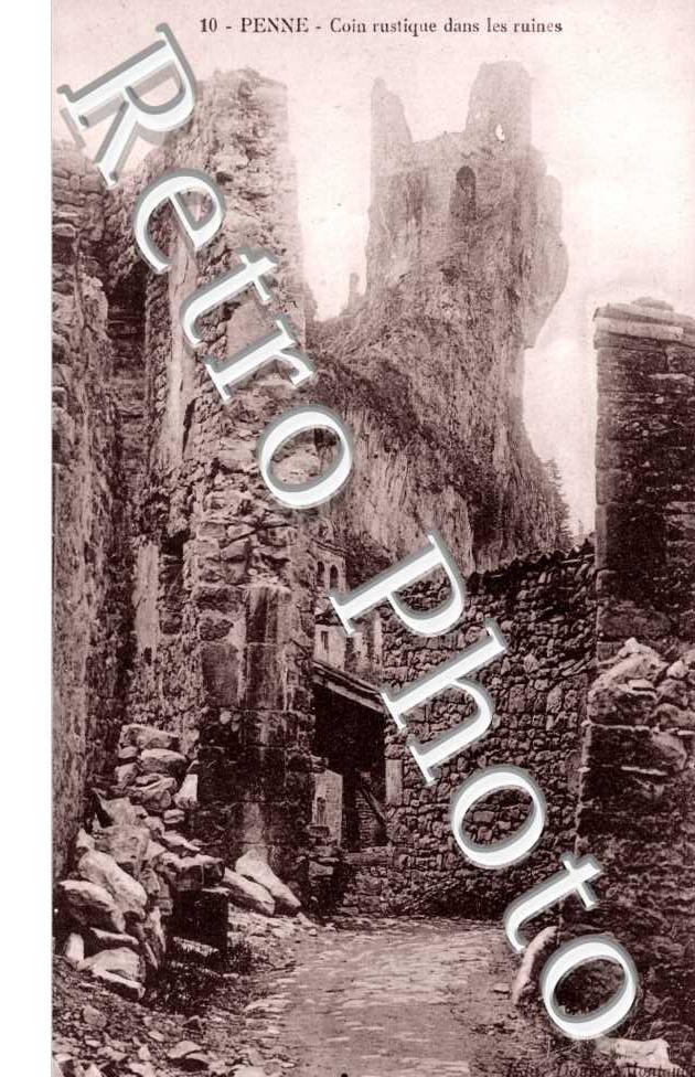 Coin rustique dans les ruines