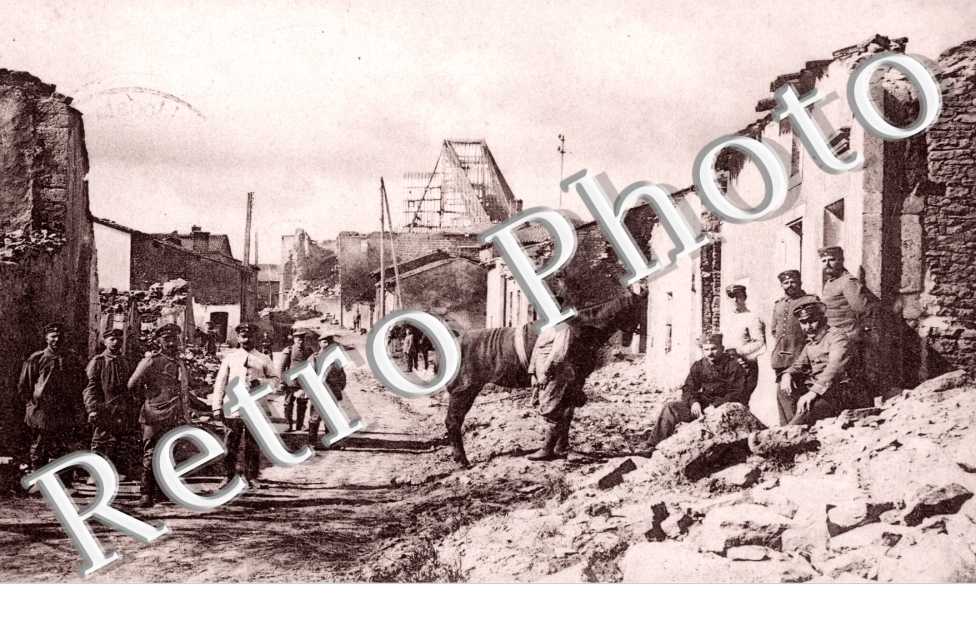 (ruines)- Westlicher kriegsschauplatz - feldpostkarte