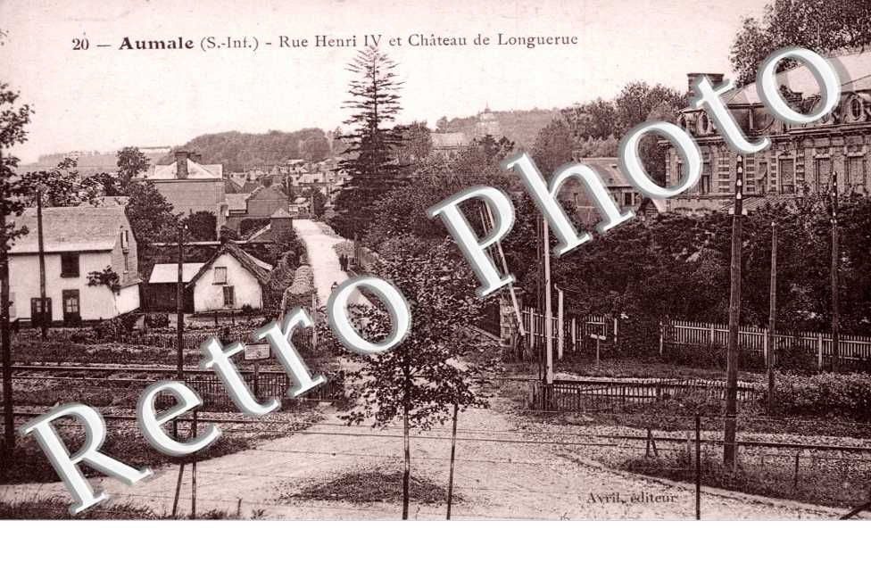 rue henri 4 et chateau de longuerue