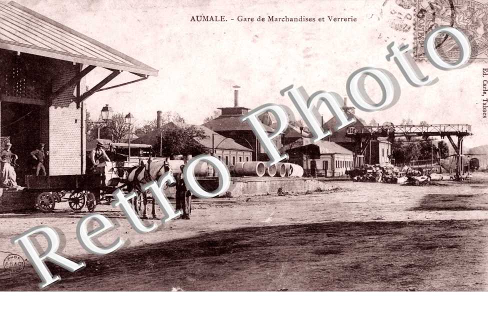 Gare de marchandises et verrerie