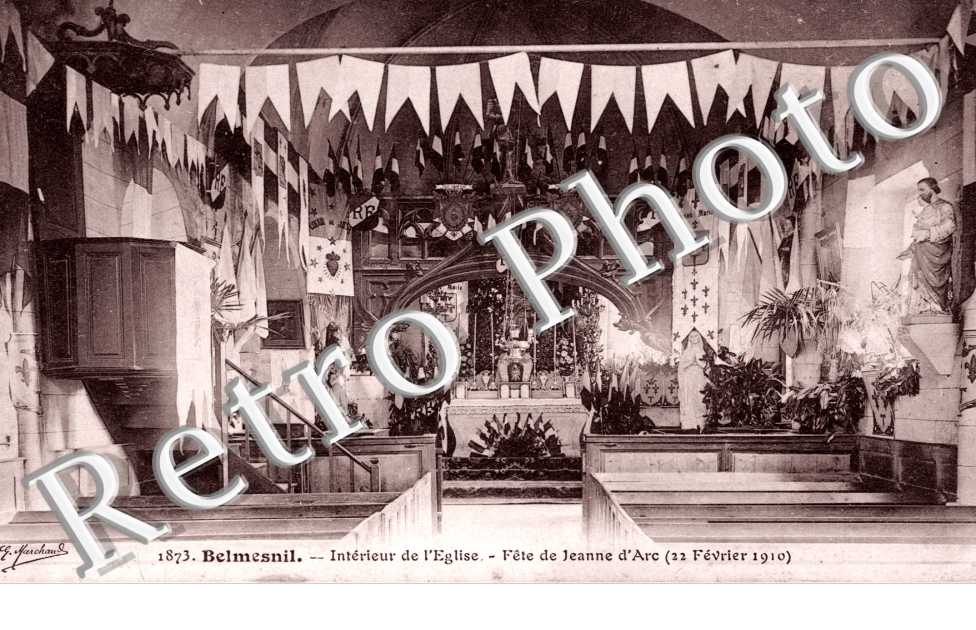 Interieur de l'Eglise, Fete de Jeanne d'Arc