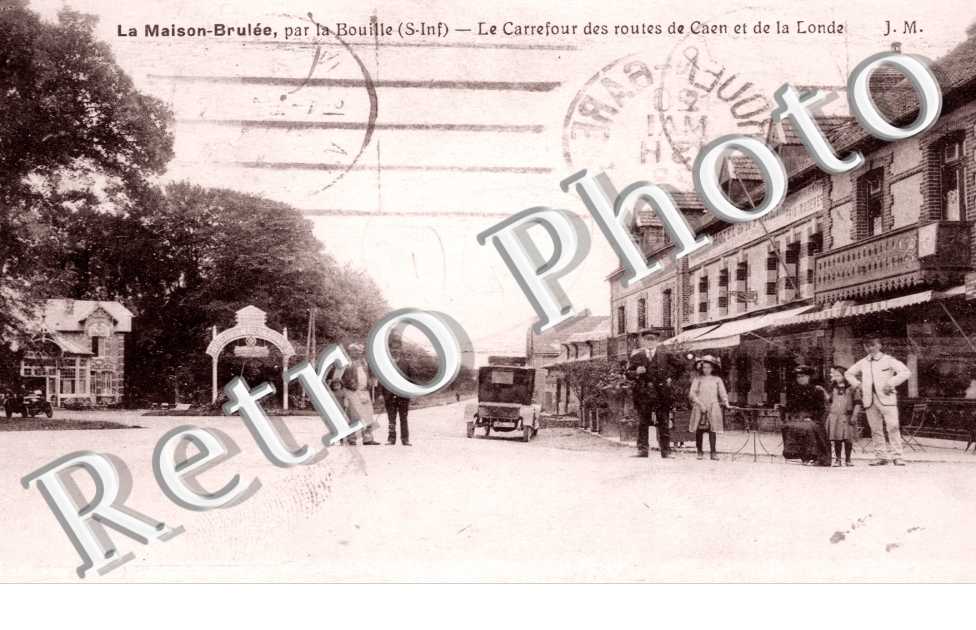 La Maison Brulee, Carrefour des Routes de Caen et de La Londe