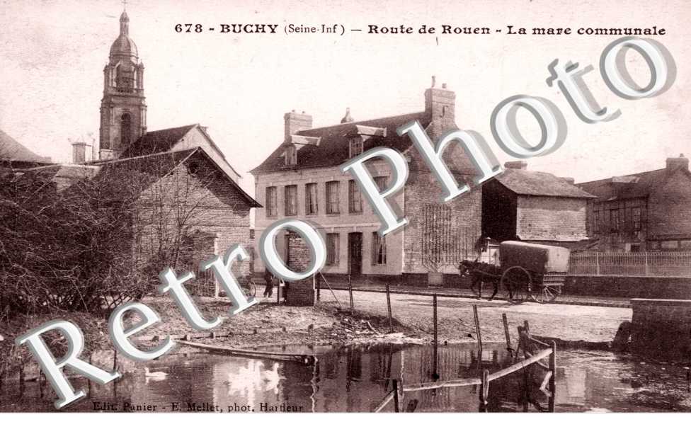 Route de Rouen, la Mare Communale