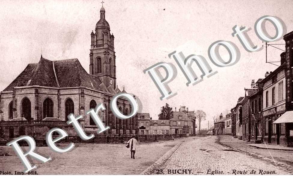 L&#039;Eglise et Route de Rouen