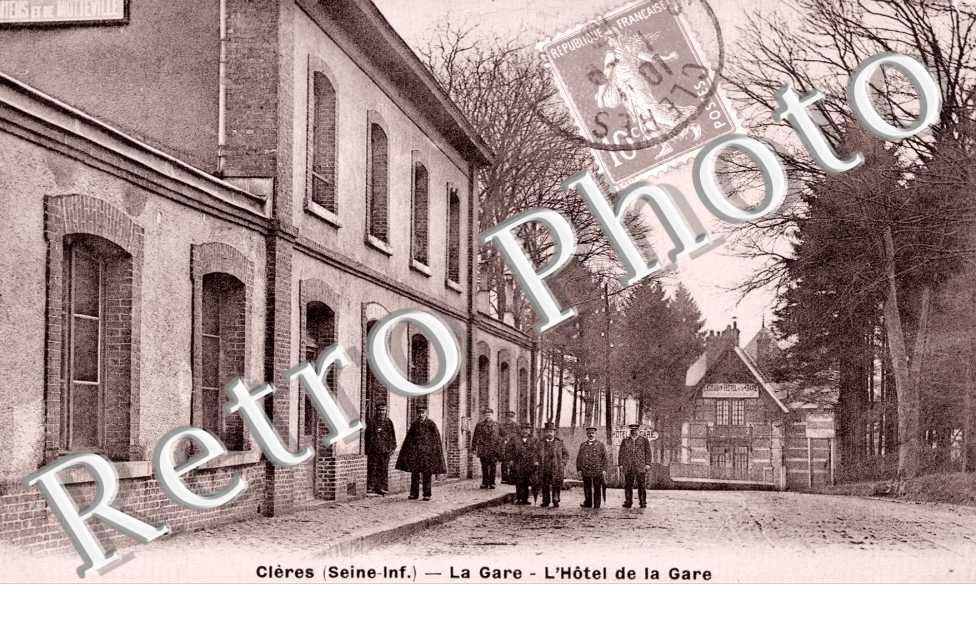 La gare et l&#039;hotel de la gare
