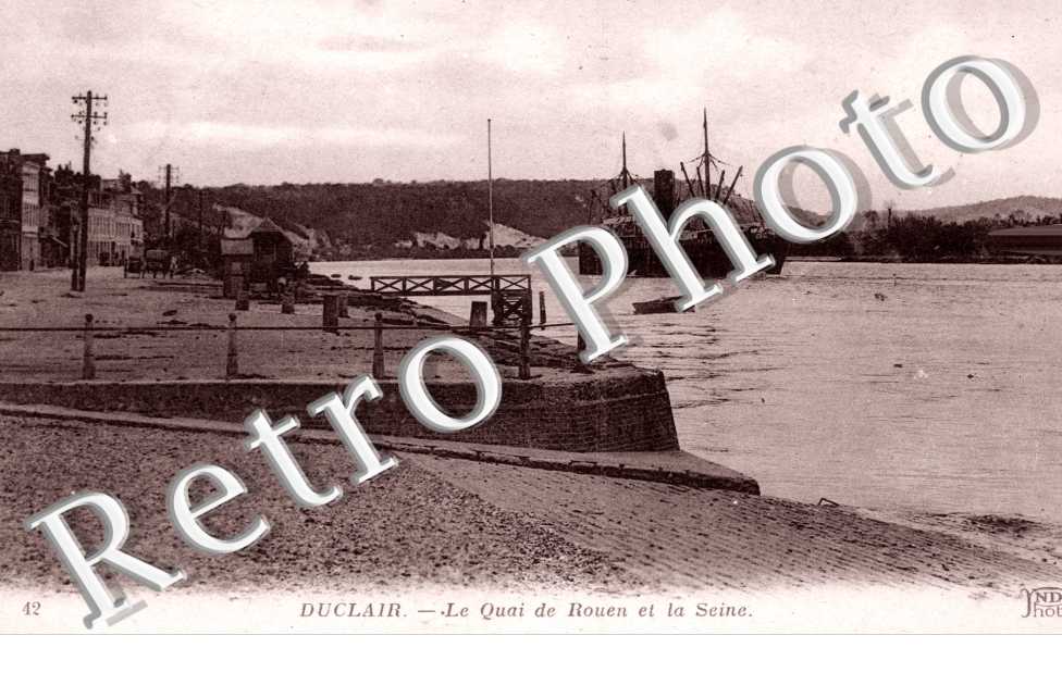 Le Quai de Rouen et la Seine