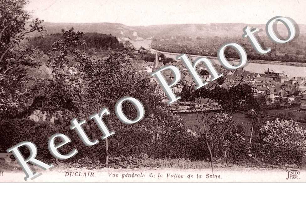 Vue generale  de la vallee de la Seine