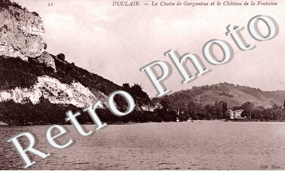 La Chaise de Gargantua et le chateau de la Fontaine
