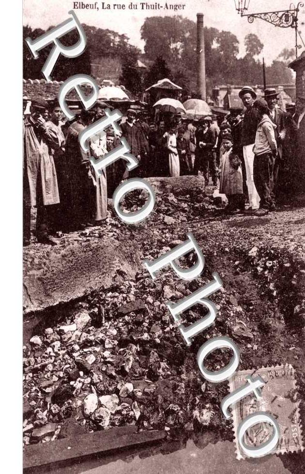 rue du Thuit-Anger Orage du 30 juin 1908 