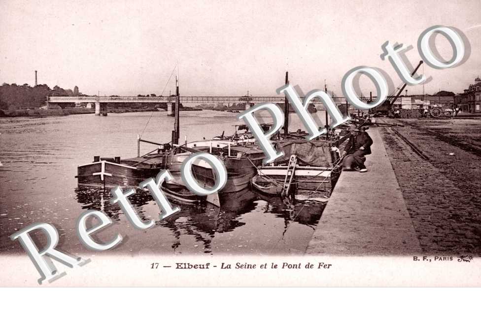 la seine et le pont de fer