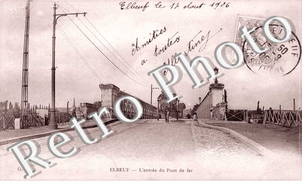 l&#039;entree du pont de fer
