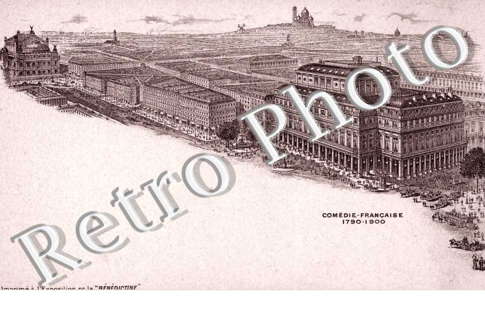 Comédie Française Imprimé à l&#039;exposition par la é Bénédictine "