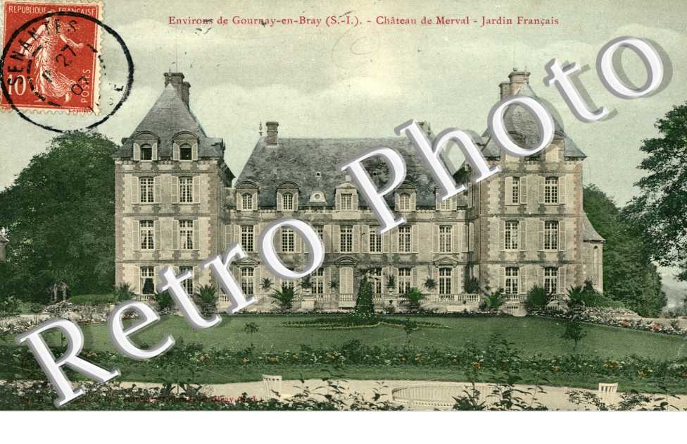 le Chateau de Merval, le Jardin Francais
