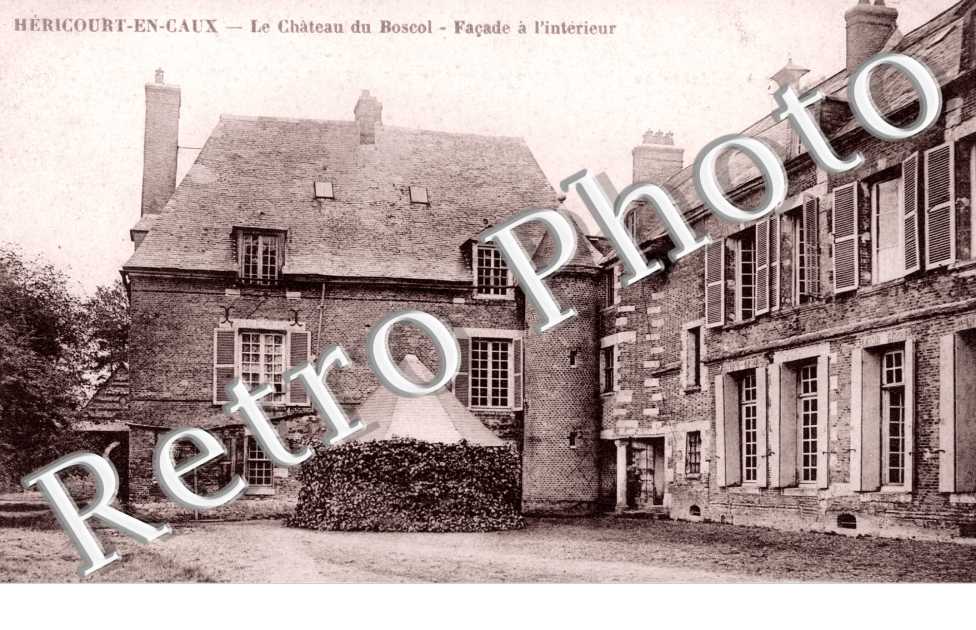 le château du Boscol. Façade à l&#039;intérieur