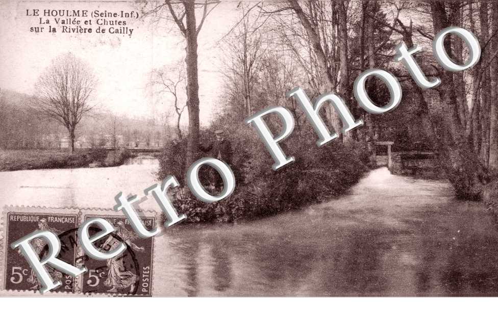 la vallée et chutes sur la rivière de Cailly  (1919)
