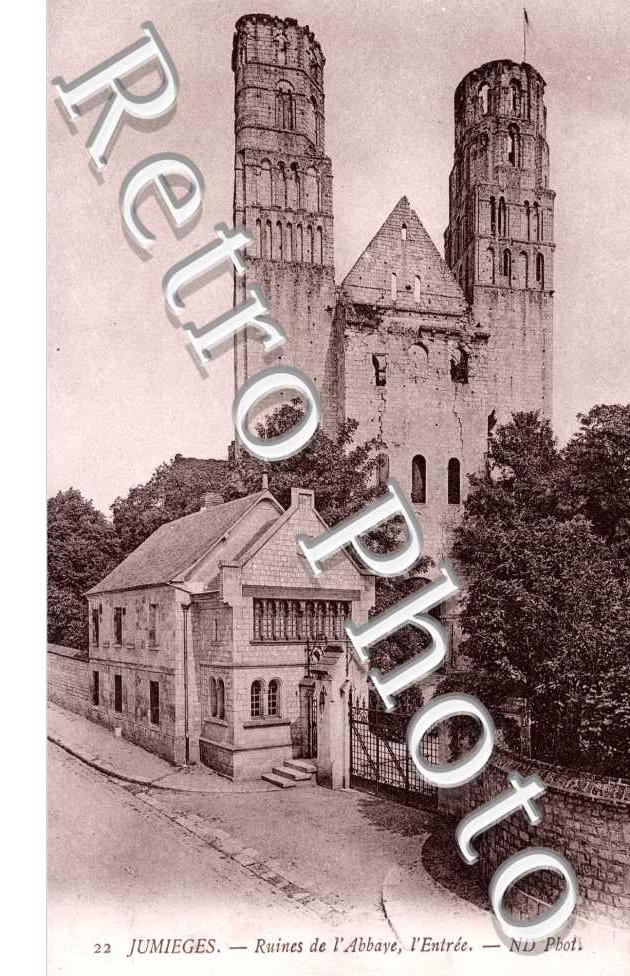 l&#039;Ancienne Abbaye de Jumieges, l&#039;Entree