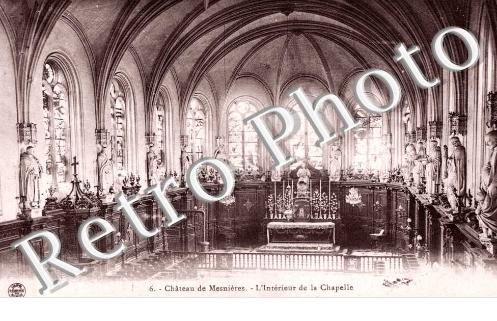 le chateau L&#039;interieur de la chapelle