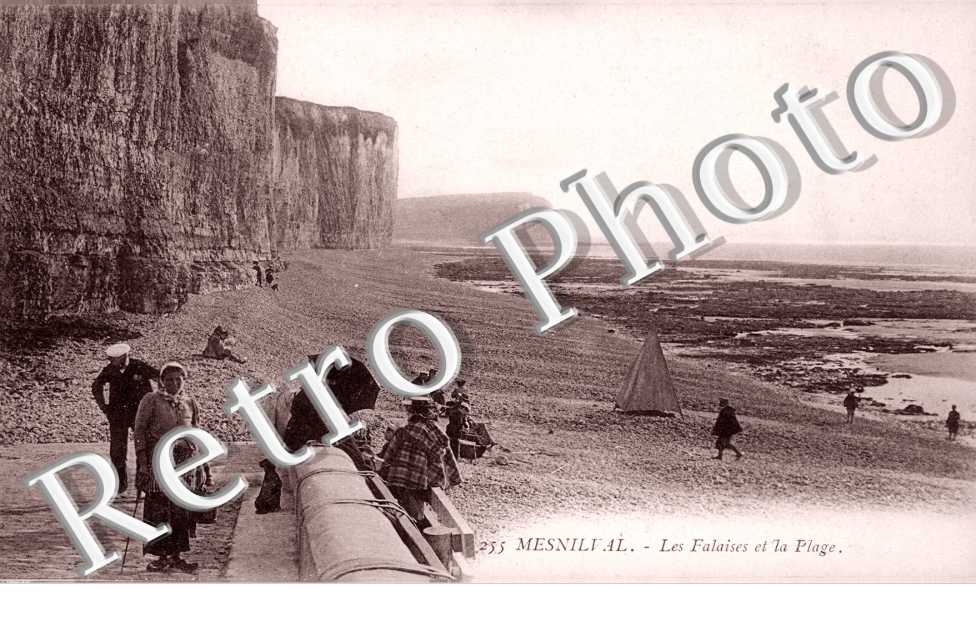Les falaises et la plage