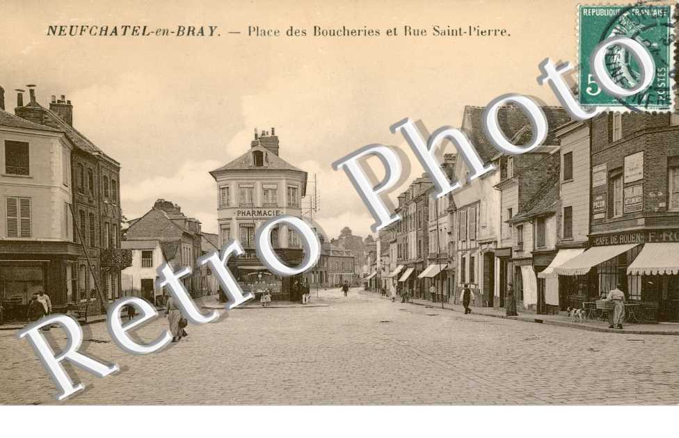 la Place des Boucheries et la Rue Saint-Pierre