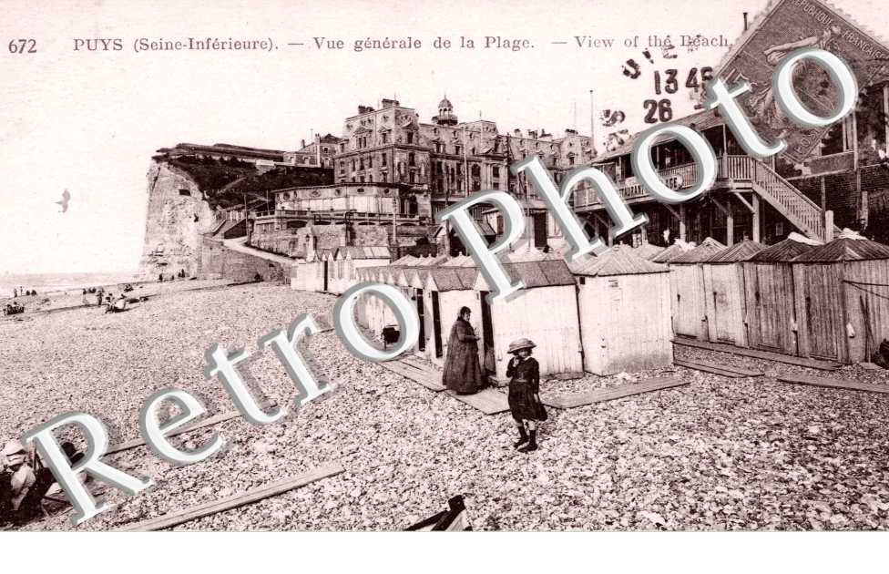 Puys, Vue Generale de la Plage