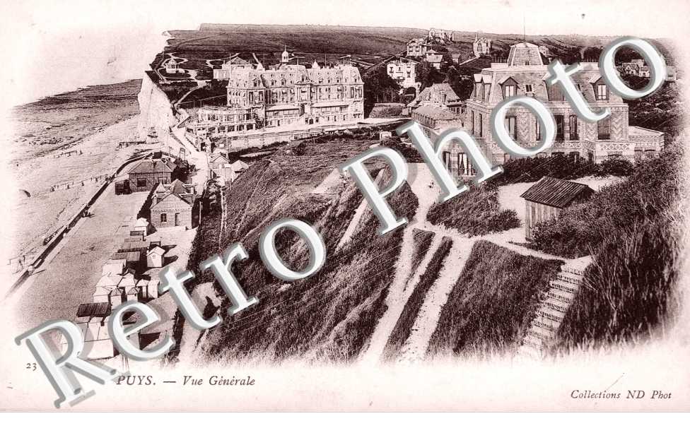 Puys  vue generale et grand hotel