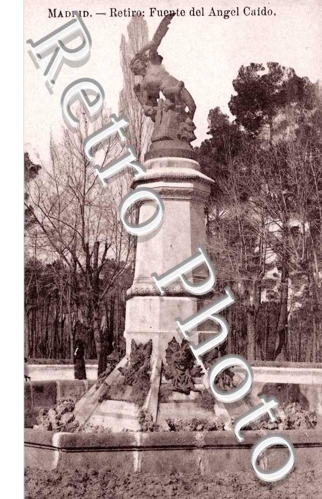 Retiro : Fuente del Angel Caido