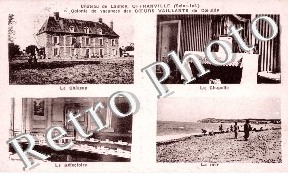 le Chateau de Lannoy, la Colonie de Vacances des Coeurs Vaillants de Coeuilly