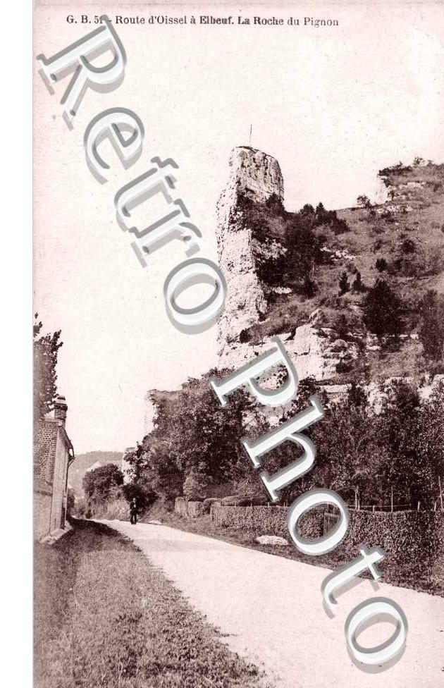 Route d&#039;Oissel a Elbeuf, la Roche du Pignon