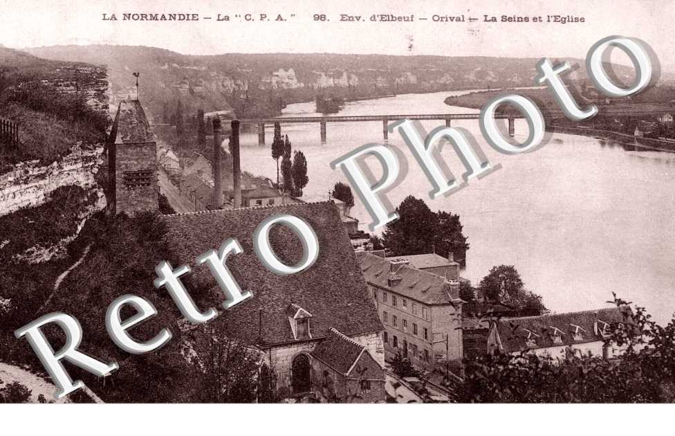 La Seine et l&#039;eglise