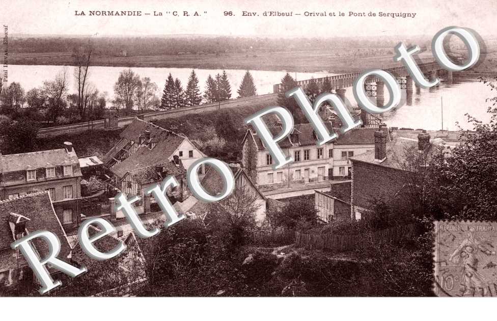 Orival et le Pont de Serquigny